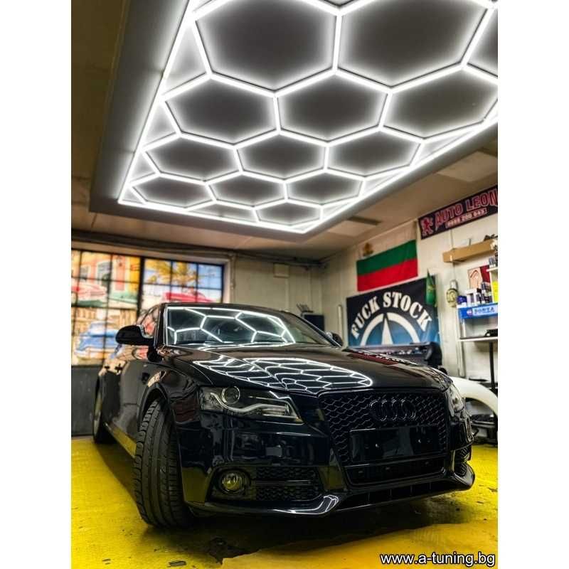 Решетка RS4 дизайн с Quattro за Ауди А4 B8 PF 2008,2009,2010,2011