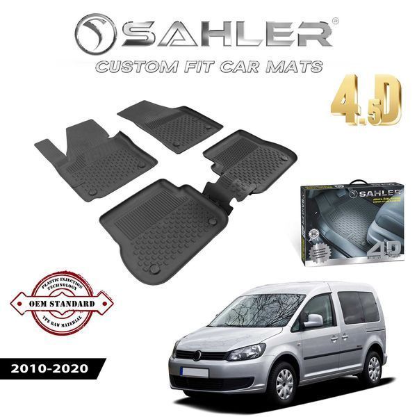 Гумени Стелки Sahler 4.5D за Фолкваген Кади /2010-2020г/Caddy/