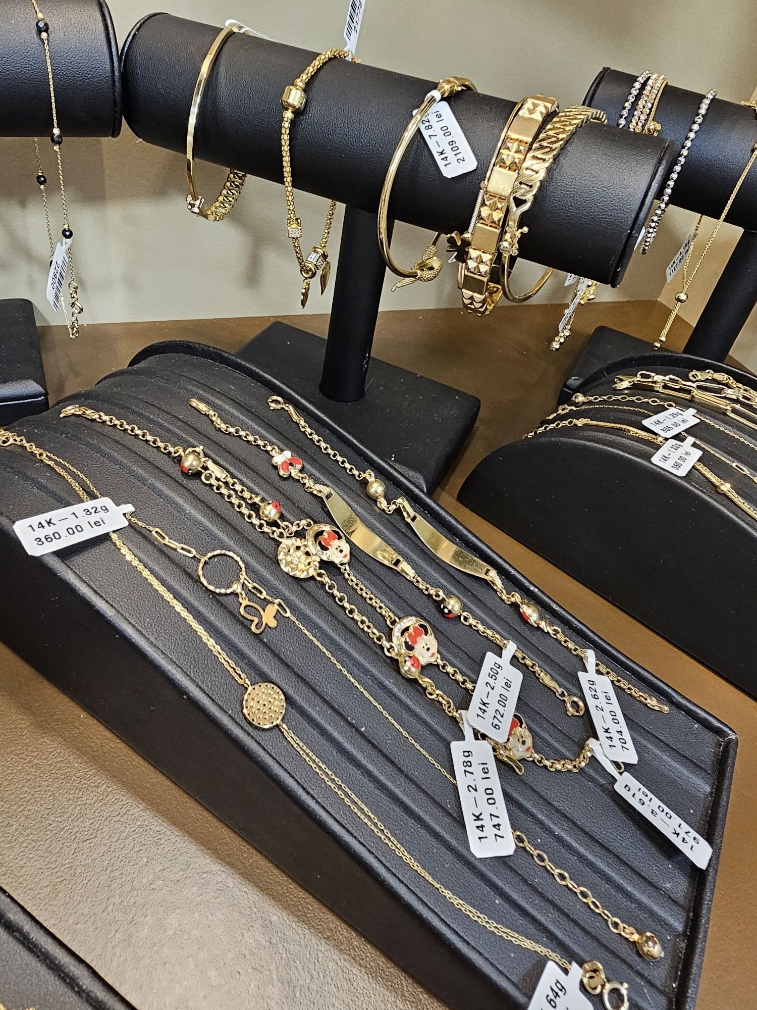 Royal bijuterii lant/colier dama aur 14k 585, inel, bratara, amanet
