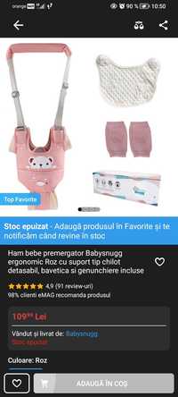Ham premergator BabySnugg ergonomic
