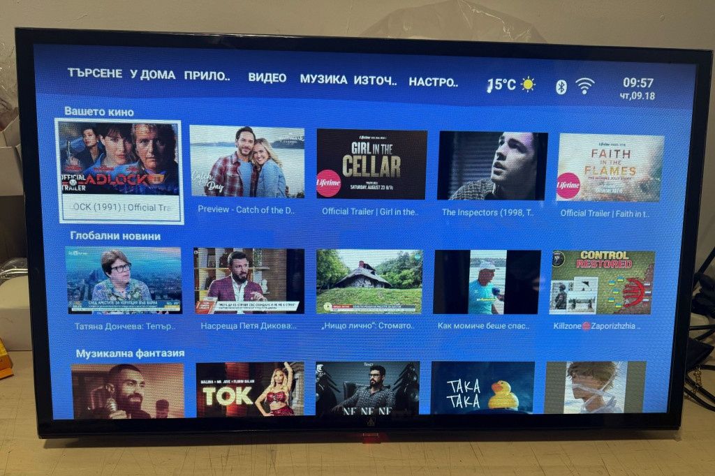 Телевизор A6 SMART Full HD – 32 инча с Android, Netflix и YouTube