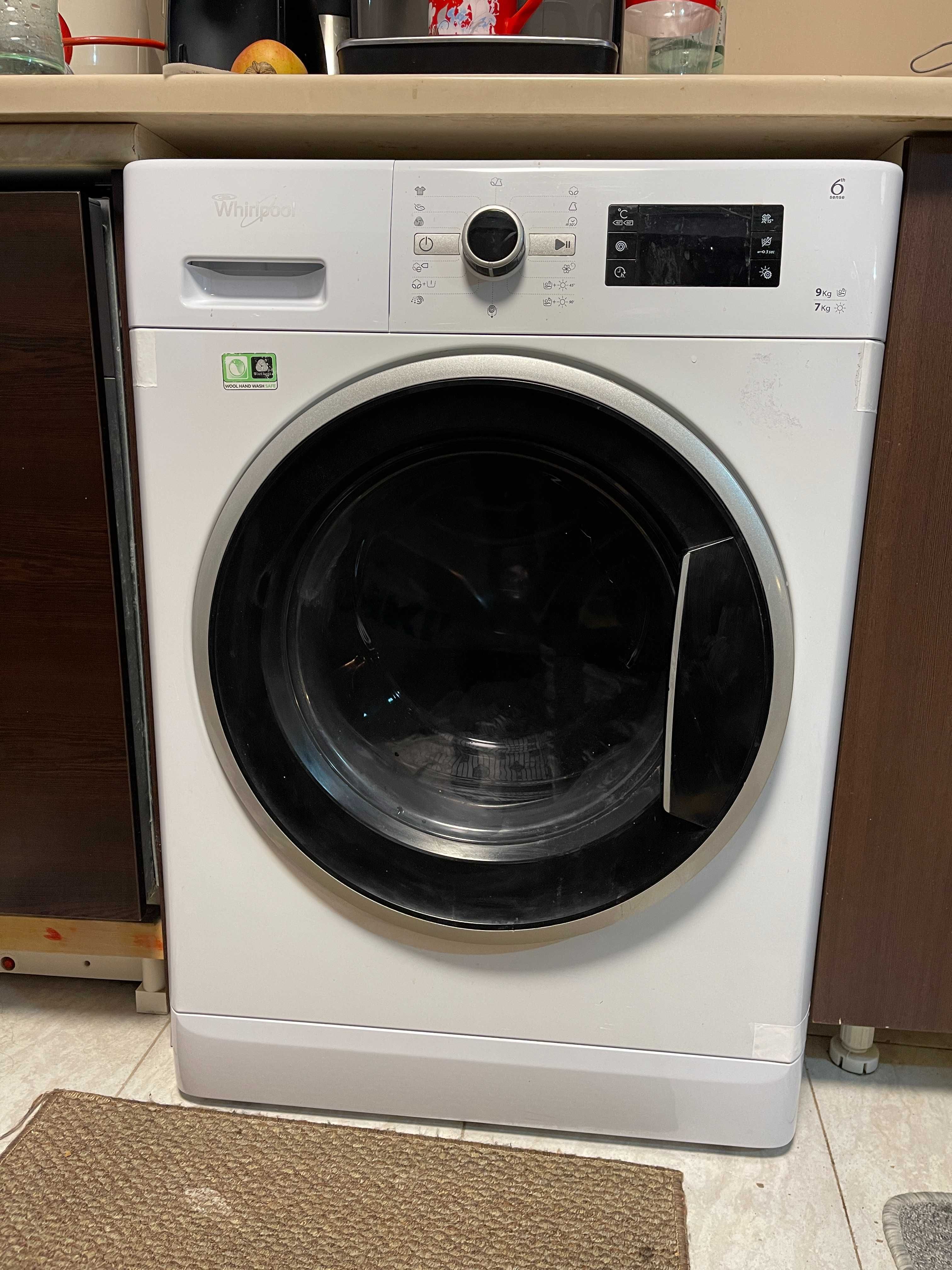 Пералня със сушилня WHIRLPOOL  пере 9 кг. /суши 7кг.