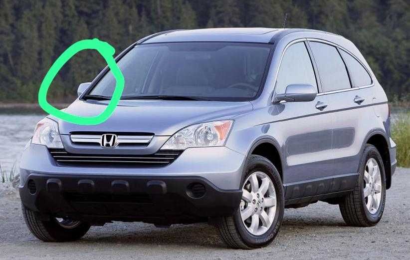 зеркало боковое, правое на Хода ЦР-В 3 / Honda CR-V III 2007г - 2012г