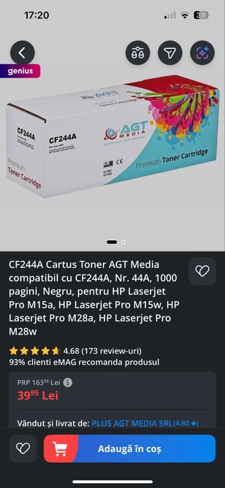 Imprimanta HP Laser Jet Pro MFP M28a