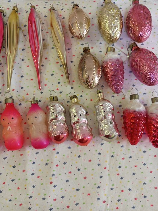 Елочные игрушки советские