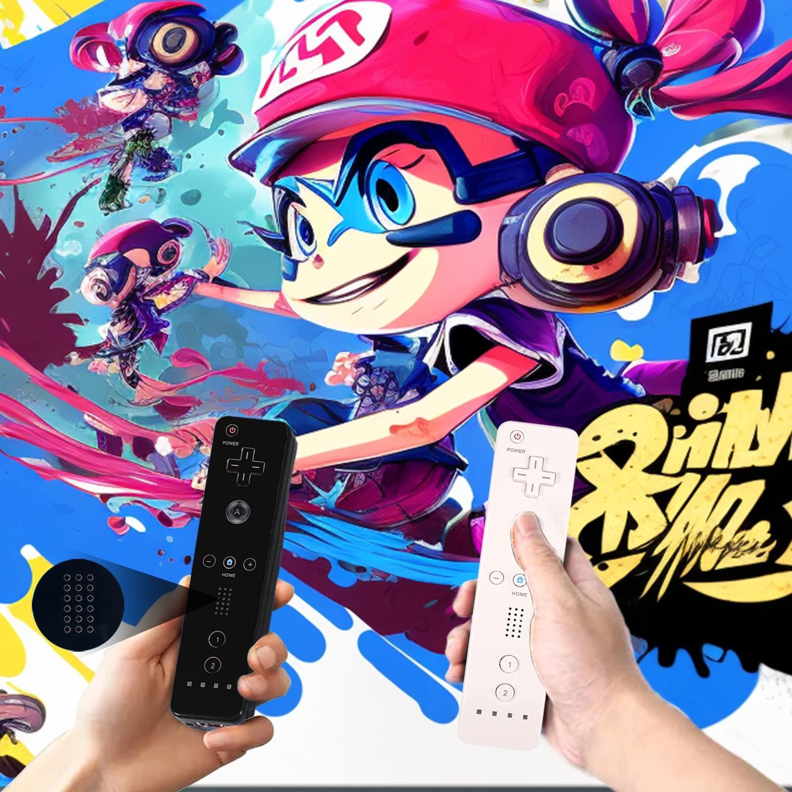 Nintendo Wii, Wii U remote 2бр контролери, бял и черен