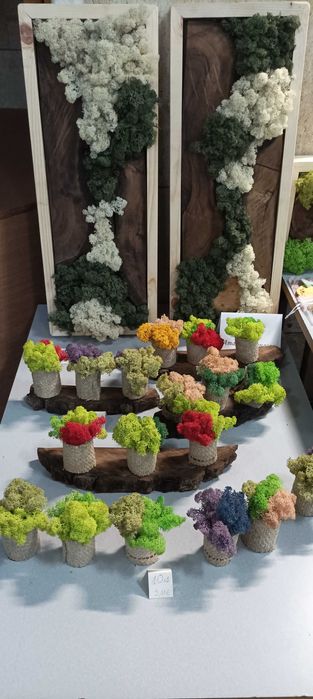 Скандинавски мъх,декорации