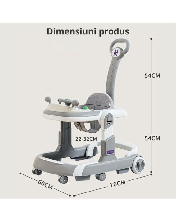 Проходилка за бебе 6-24 месеца, 4 в 1