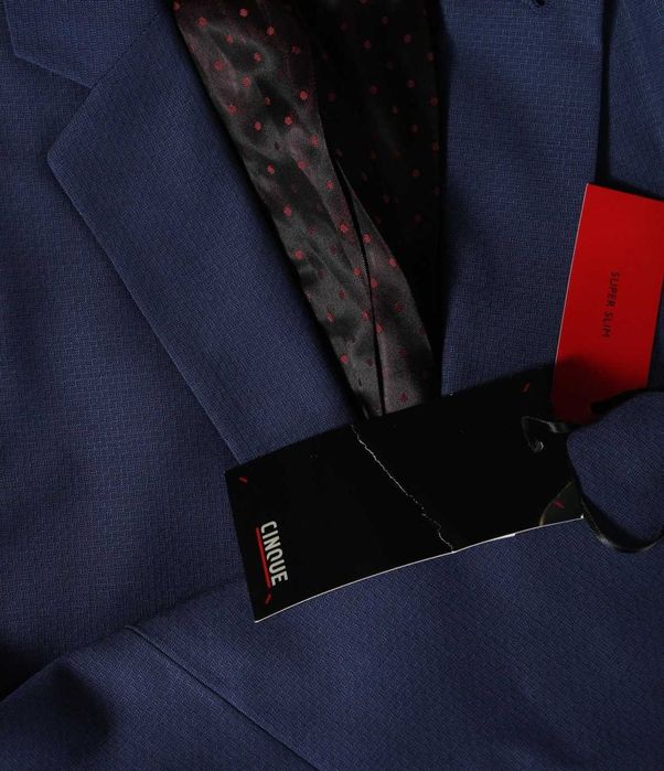 Sacou blazer slim 50 L premium Cinque NOU lana respirabila super 100's