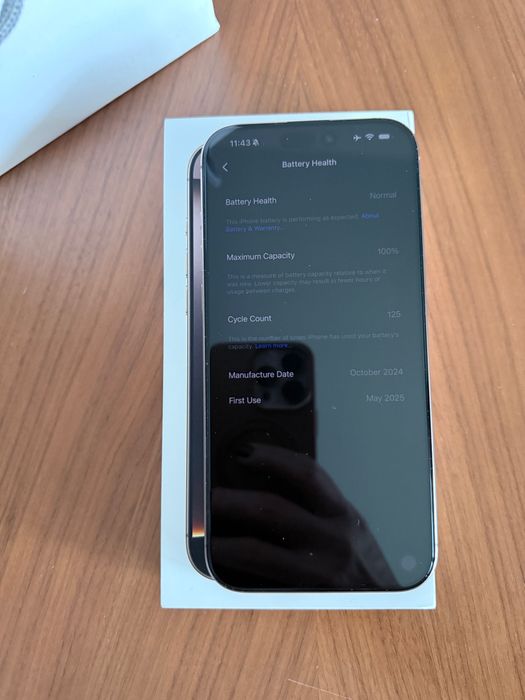 Iphone 16 Pro Max 1 TB Dessert Titanium, ca nou, factura, in garantie