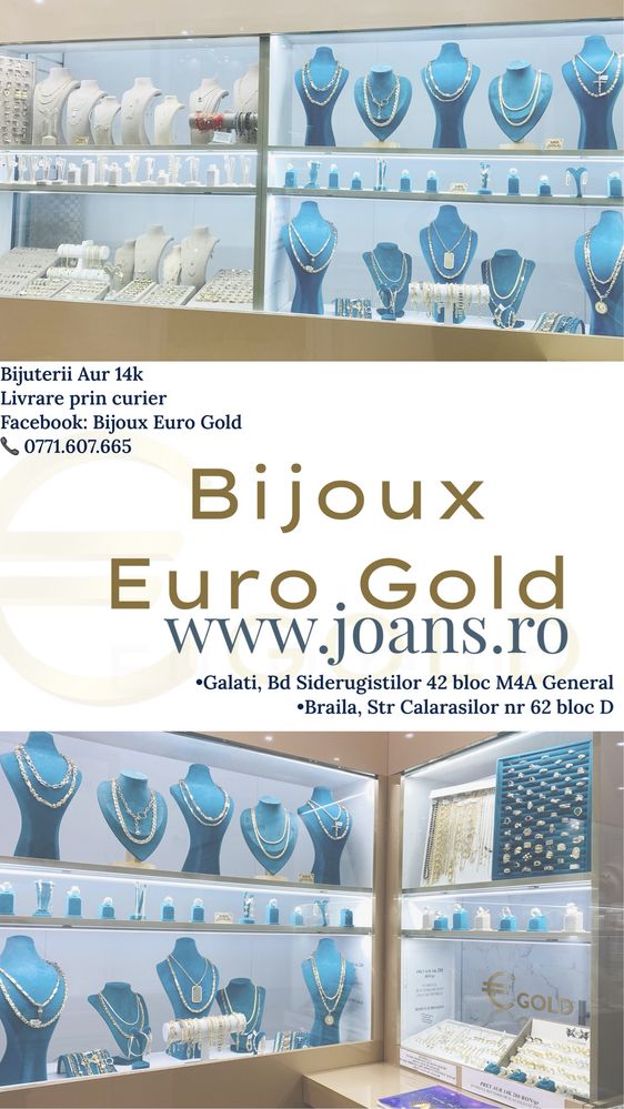 (8379) Cercei Aur 14k 4g FB Bijoux Euro Gold