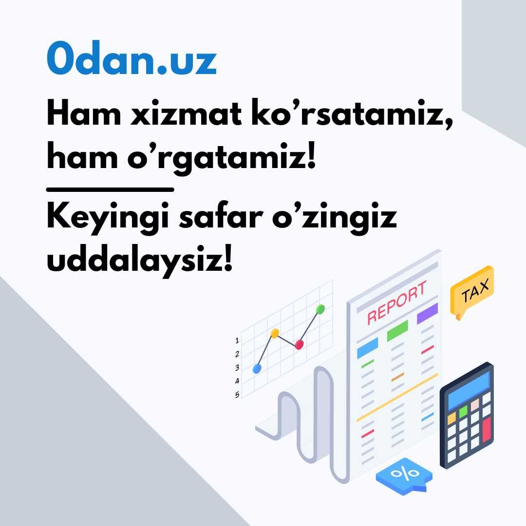 MChJ, YaTT ochishga 0 dan yordam beramiz (bonusga TEKIN pechat!)