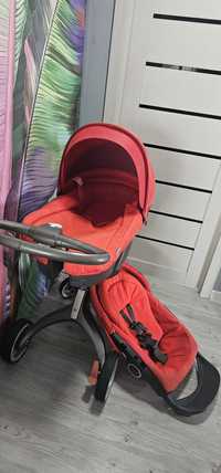 Коляска Stokke 2в1 люлька и Прогулочный блок