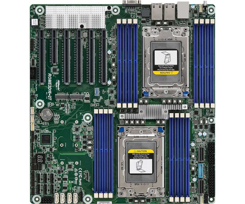 ASRock Rack ROME2D16-2T - сървърно дъно