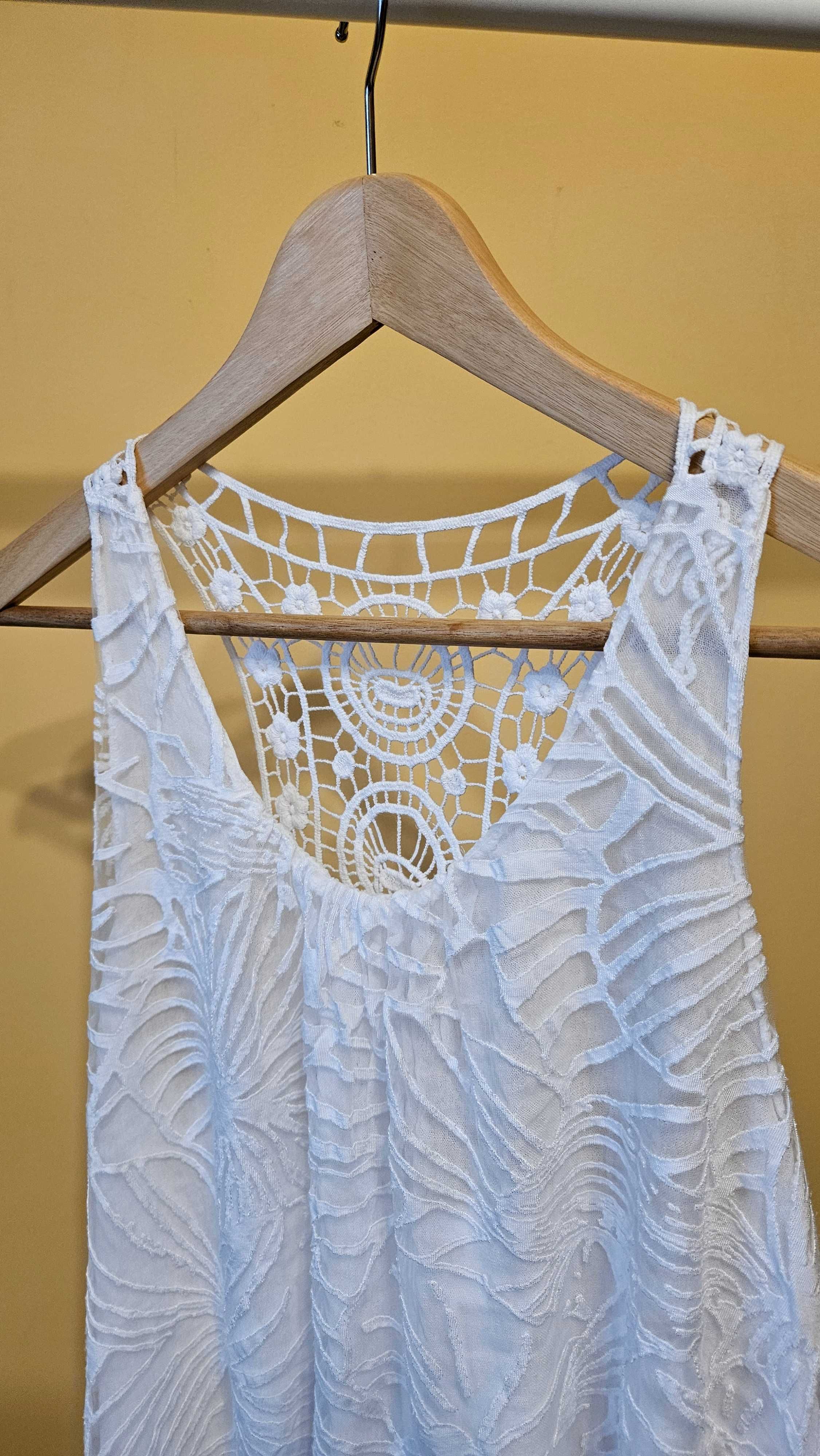 Rochie alba plaja