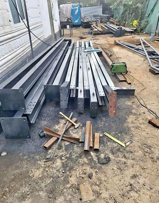 vând structura metalica 8 m cu 15 m cu 3 m