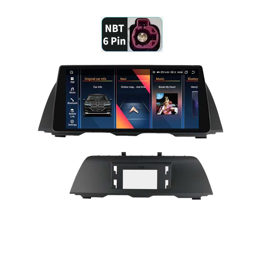 BMW 5 F10 F11 F12 [2011-2016] CIC NBT Мултимедия Навигация Android