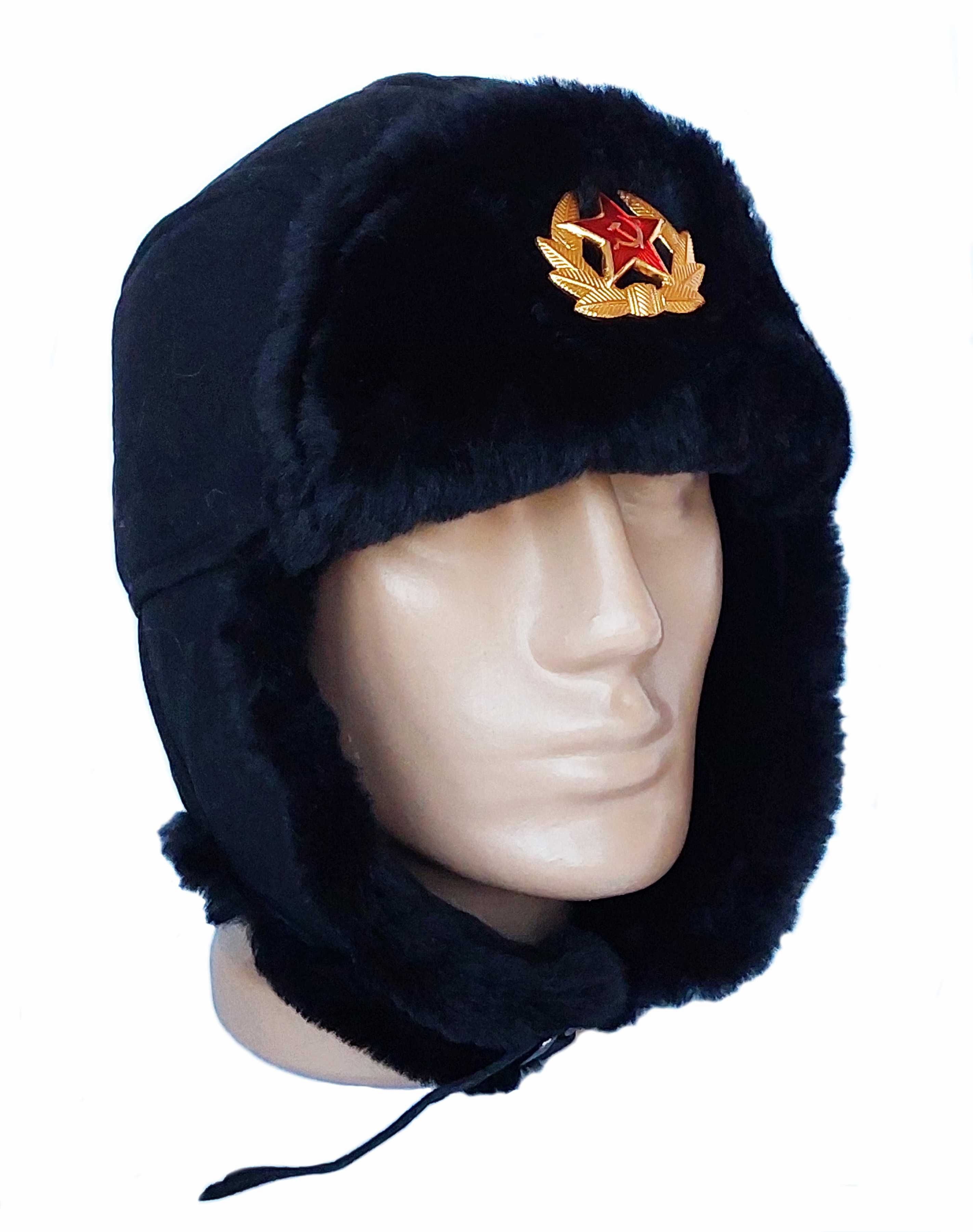 Руски, съветски шлемофон от фина агнешка естествена кожа.