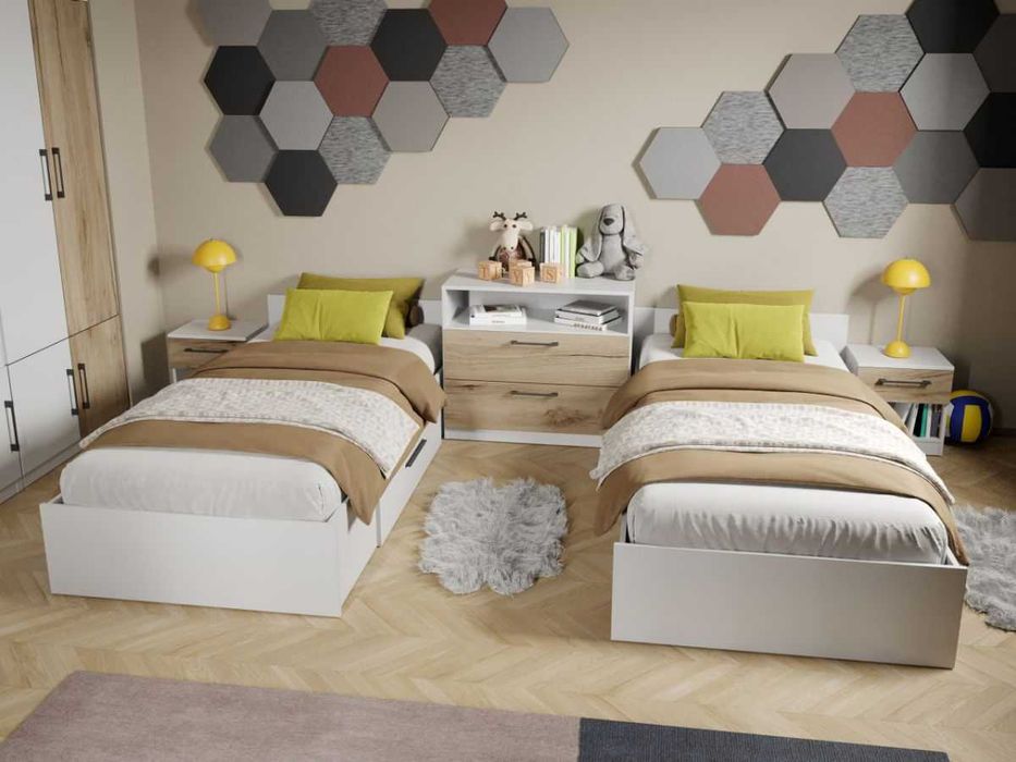 Set Mobila Dormitor Tineret Mihai C21 - Transport Gratuit in 4-10 zile