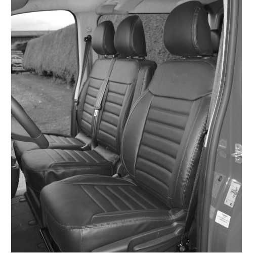 Кожена тапицерия за седалки Renault Master 2011-2020г.., 2+1 , 3 цвята