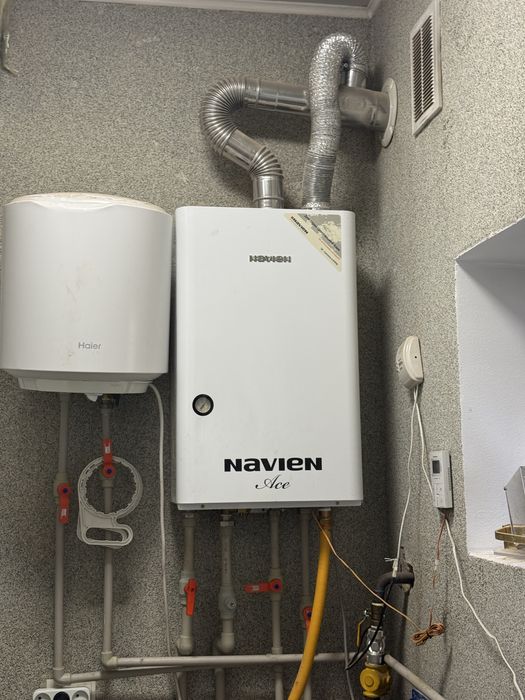 Газовый котёл Navien Ace — в отличном состоянии, работает идеально
