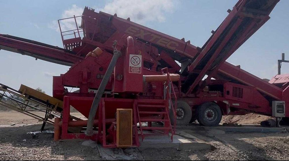 Stație mobilă de sortare cu spălare – Extec S 500