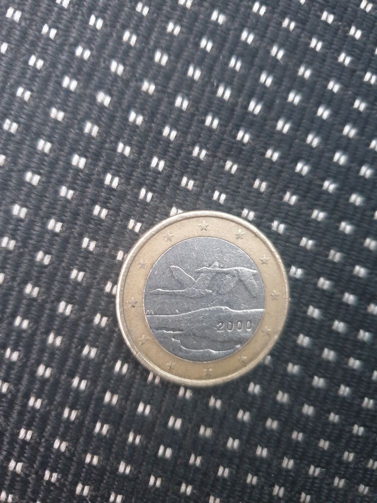 Moneda foarte rara 1 euro  , anul 2000 Finlanda