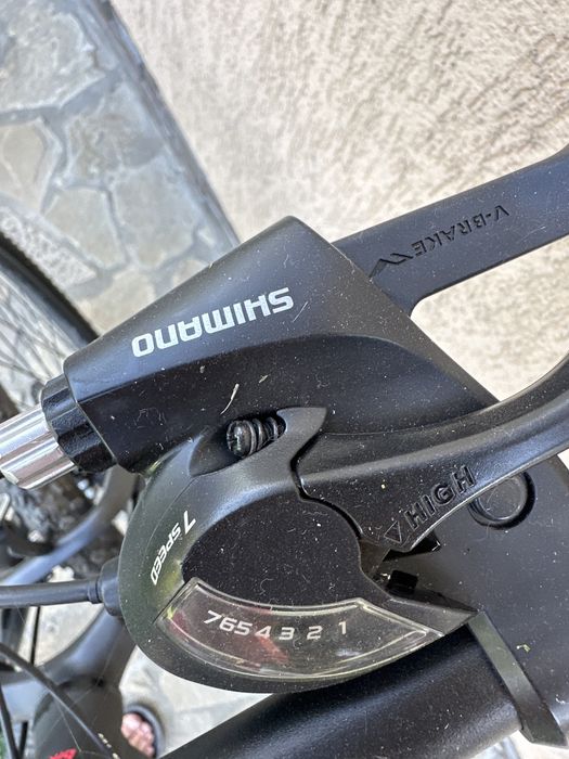 Bicicleta mountainbike Omega ROWAN 27.5", cadru 49 cm, Negru/Rosu