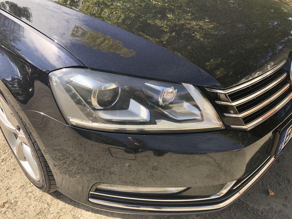 Bara fata Vw Passat B7 neagra LC9X senzori parcare spalator completa