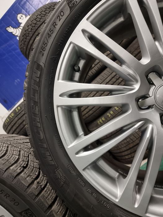 Jante audi A8 R20 echipate cu anvelope de iarna Michelin 265 45 20