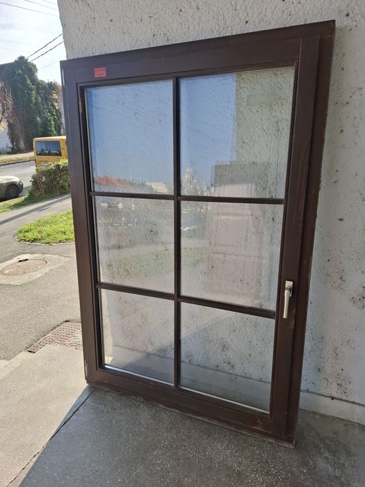 Geam termopan +oblon profil lemn