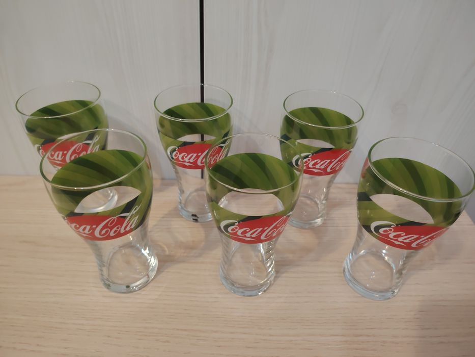 Set de 6 pahare coca cola