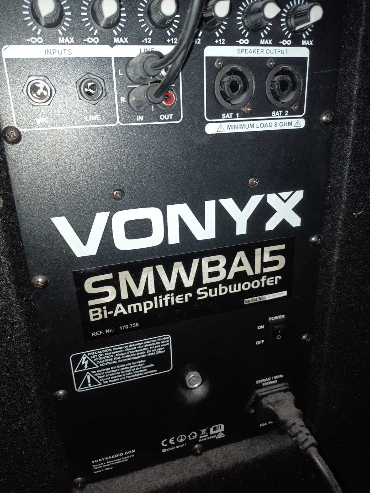 Subwoofer Vonyx SMWBA15