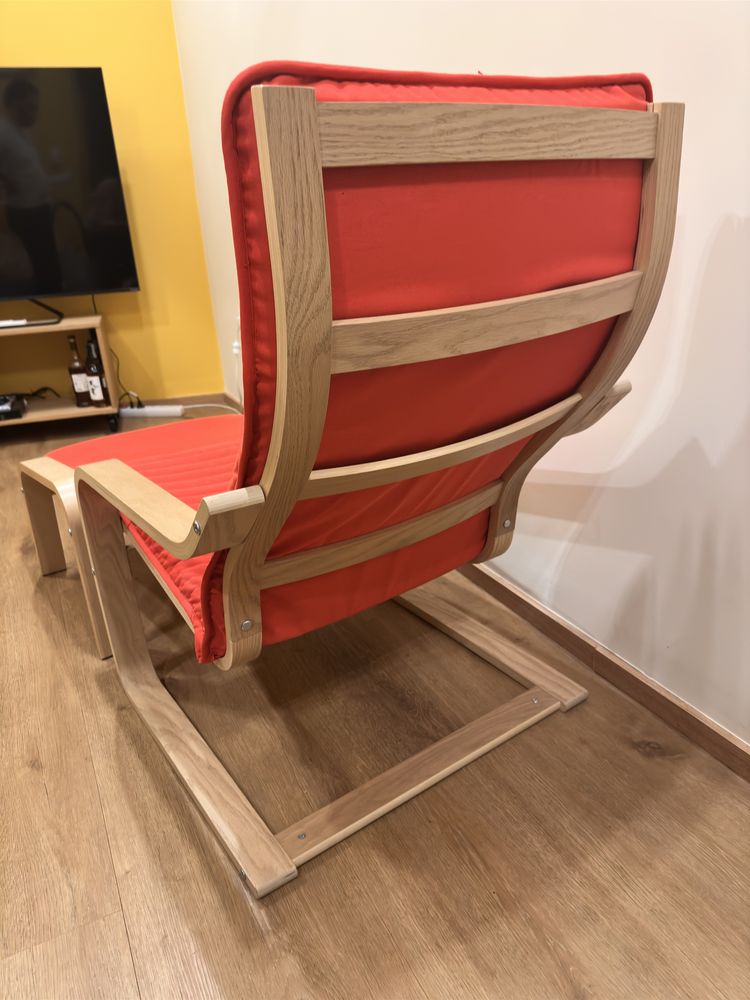 Кресло с табуретка Ikea