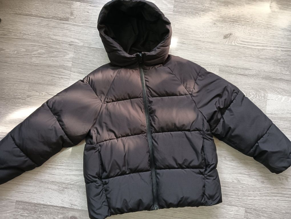 Черно зимно яке Zara