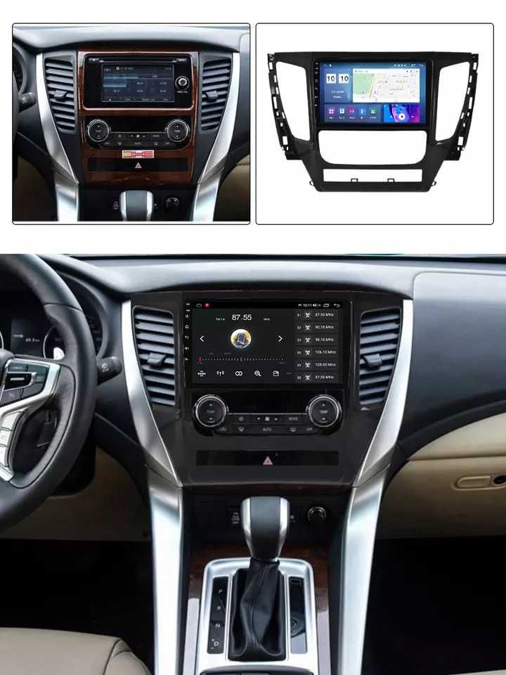 Navigatie Android 13 Mitsubishi Pajero 2016 1/8 Gb Waze CarPlay CAMERA