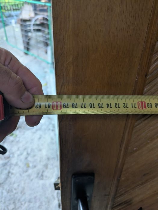 Ușa lemn masiv stejar