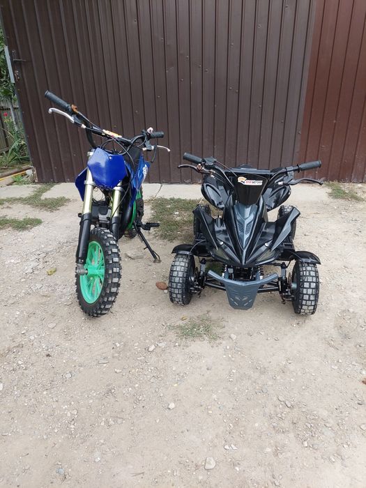 Minimoto cross si atv-uri electrice pentru copii.