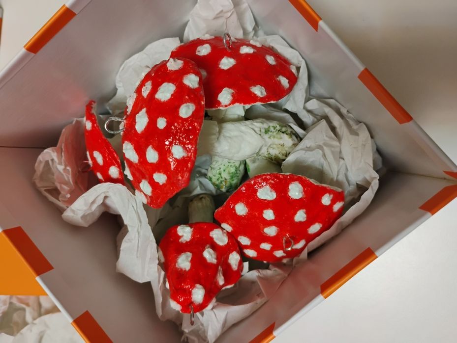 Играчки за елха ръчна изработка