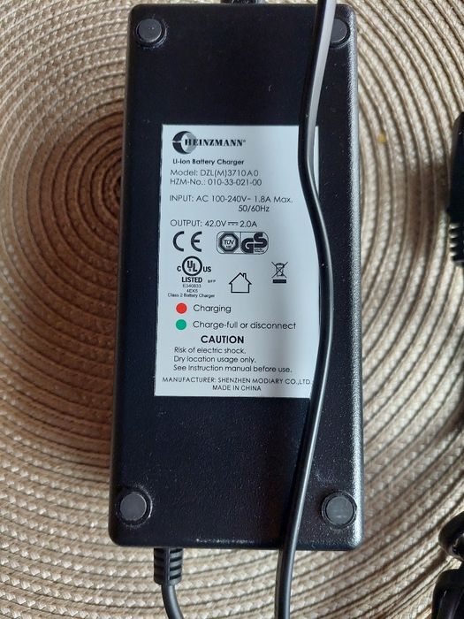 Incarcator bicicleta heinzmann 36v