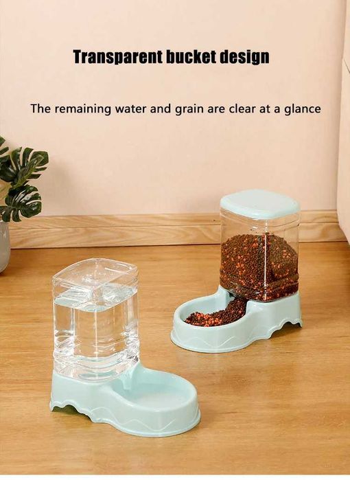 Автоматичен диспенсър/хранилка за домашни любимци с голям капацитет