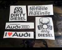 Stiker auto personalizat (bmw, E36, wv ,Ford,Opel,Dacia,Audi)