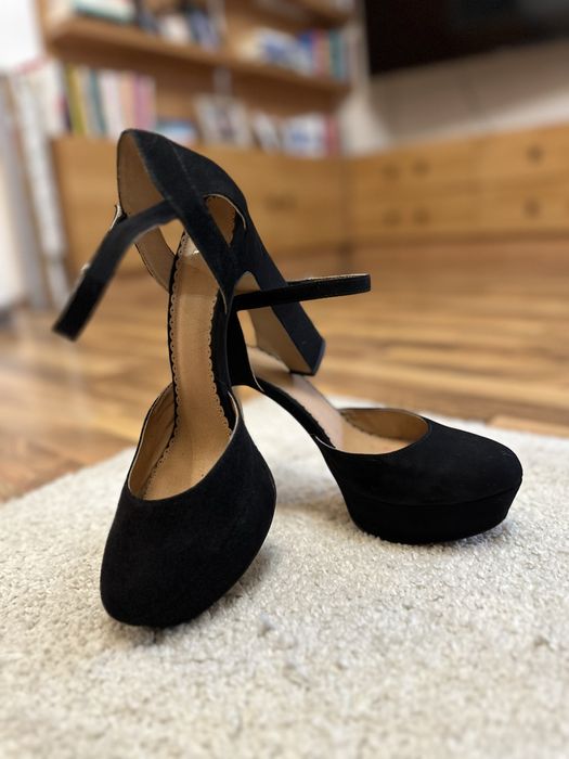 Sandale cu toc H&M negre