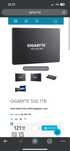 GIGABYTE SSD 1T чисто нов