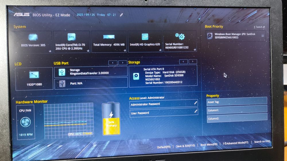 Ноутбук i3 7gen.