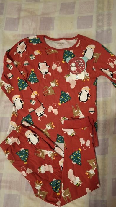 Pijama termică Crăciun