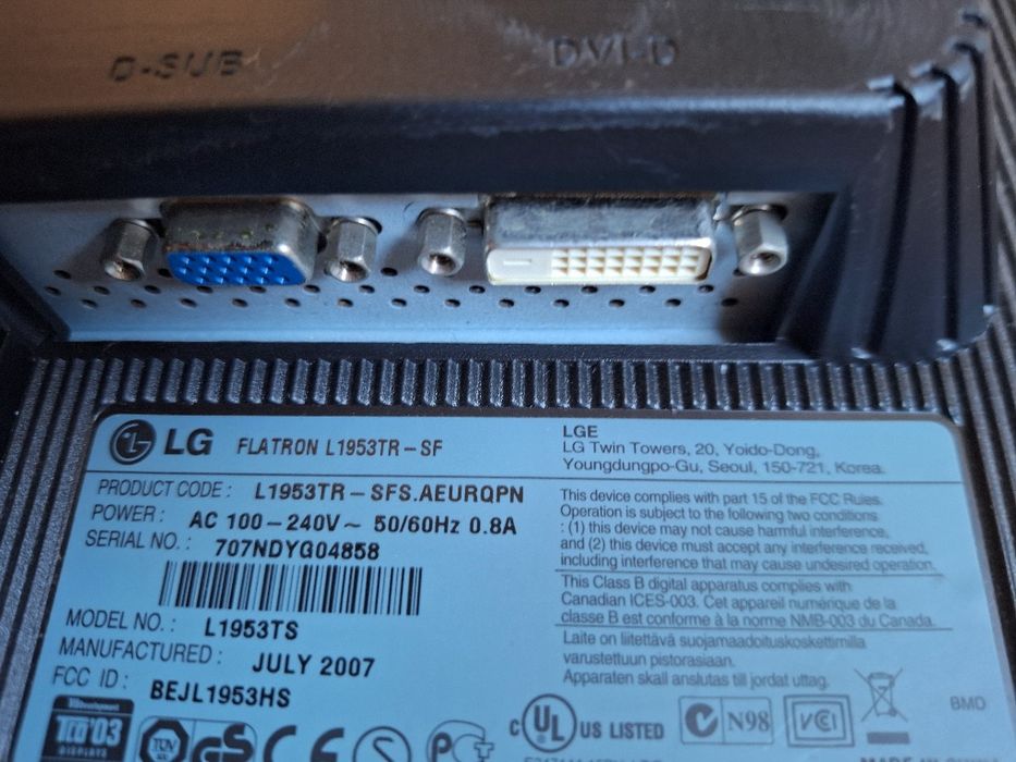 Monitor LG stare foarte bună