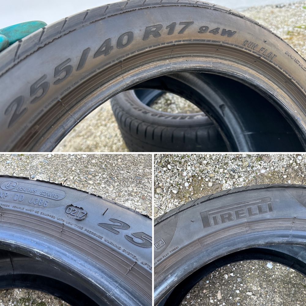 4бр. Спорт-Пакет Гуми 225/45R/17 и 255/40R/17 -PIRELLI- DOT:0217-5,8мм