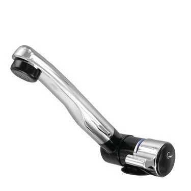 Baterie rulota de apa calda & rece COMET London - Crom / Negru