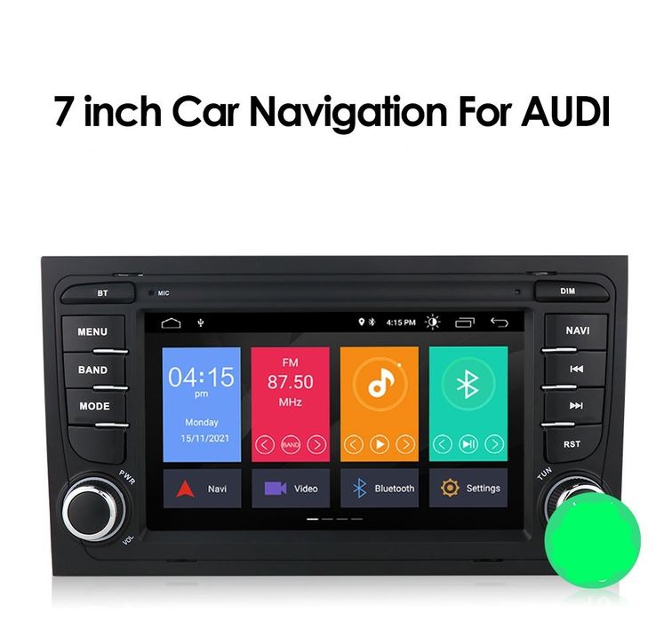 Navigatie Android Audi A4 Waze YouTube GPS BT casetofon